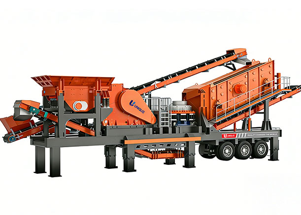 100TPH Planta trituradora móvil