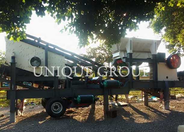Una planta de trituradora móvil de 30T/H instalada con éxito en Malawi