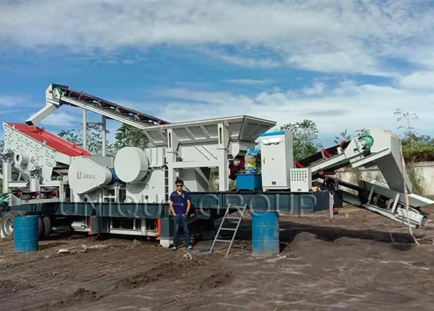 la trituradora de piedra móvil de 50TPH ha llegado a Indonesia